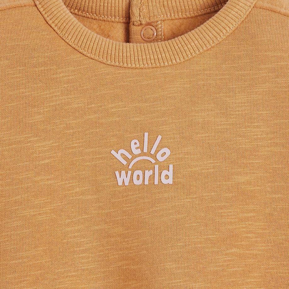 La Redoute Collections  Sweatshirt mit Rundhalsausschnitt und Druckknopfleiste 