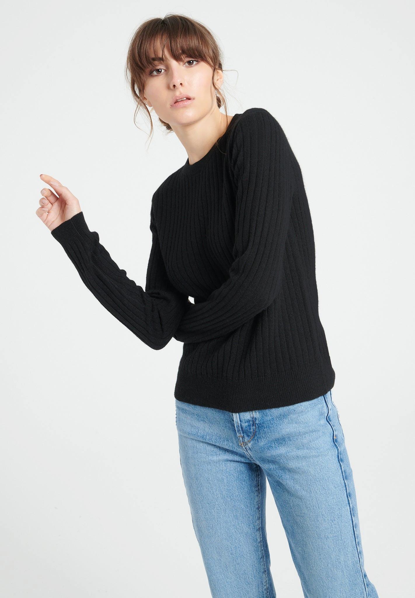 Studio Cashmere8  LILLY 16 Pull col rond - 100% cachemire 