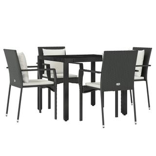 VidaXL set da pranzo da giardino Polirattan  