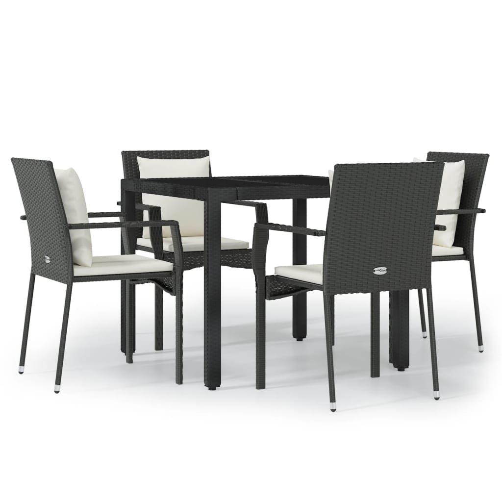 VidaXL set da pranzo da giardino Polirattan  