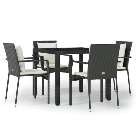 VidaXL Garten essgruppe poly-rattan  