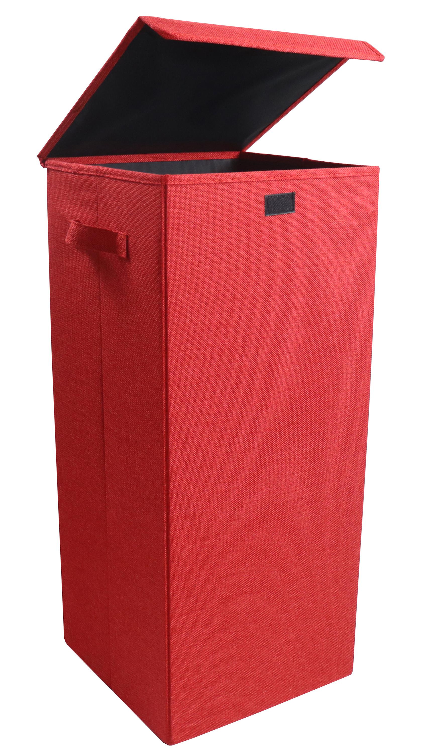 VCM Panier à linge en tissu Coffre à linge Coffre à linge en tissu Couvercle Dreso L  