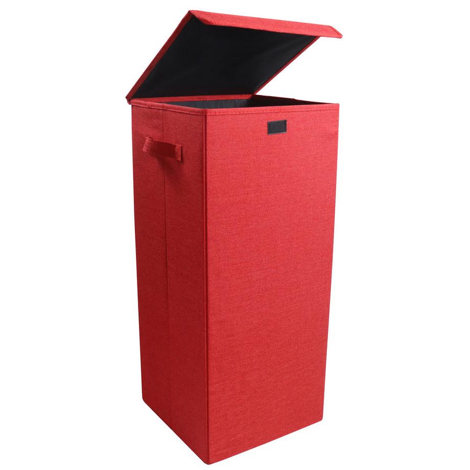 VCM Wäschekorb Stoff Wäschebox Wäschetruhe Wäschesammler Stoffbox Deckel Dreso L  