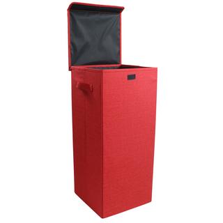 VCM Panier à linge en tissu Coffre à linge Coffre à linge en tissu Couvercle Dreso L  