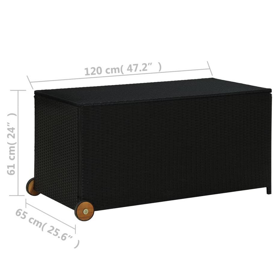 VidaXL Aufbewahrungsbox poly-rattan  