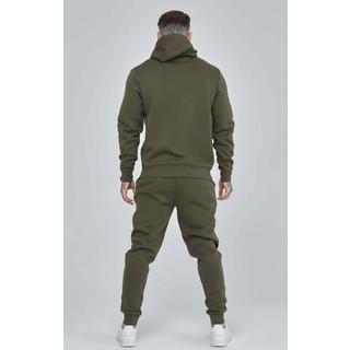 Sik Silk  Kapuzenpullover Khaki Essential Overhead Hoodie 