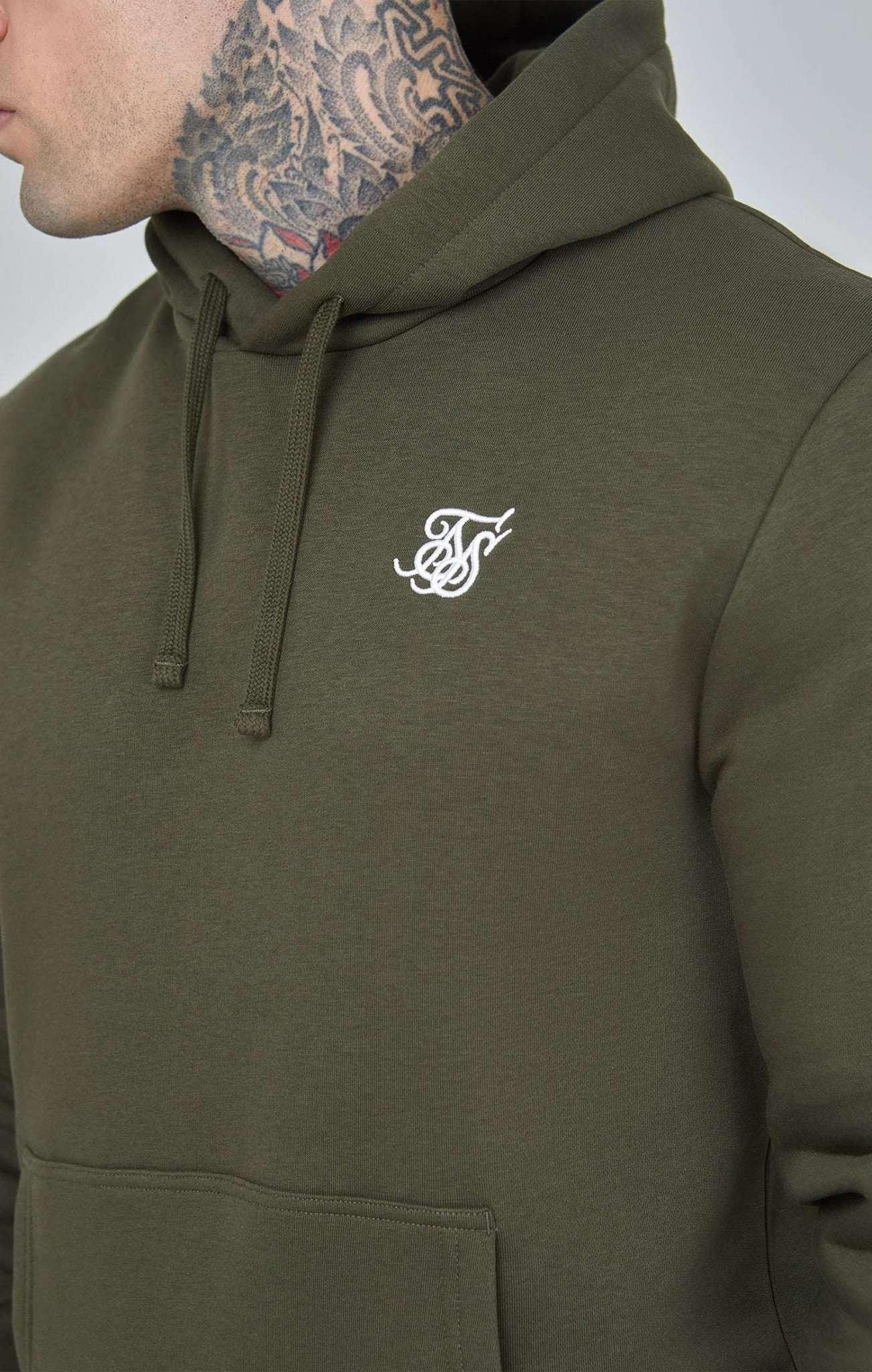 Sik Silk  Sweat à capuche Khaki Essential Overhead Hoodie 