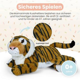 Mamanimals  Set de peluches Maman Tigre et Bébés 