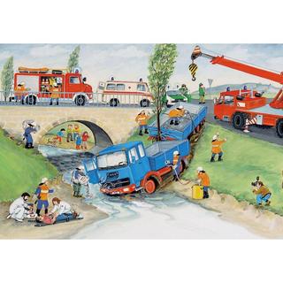 Ravensburger  Puzzle Feuerwehr (2x24) 