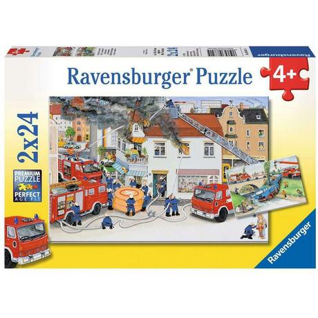 Ravensburger  Puzzle Feuerwehr (2x24) 