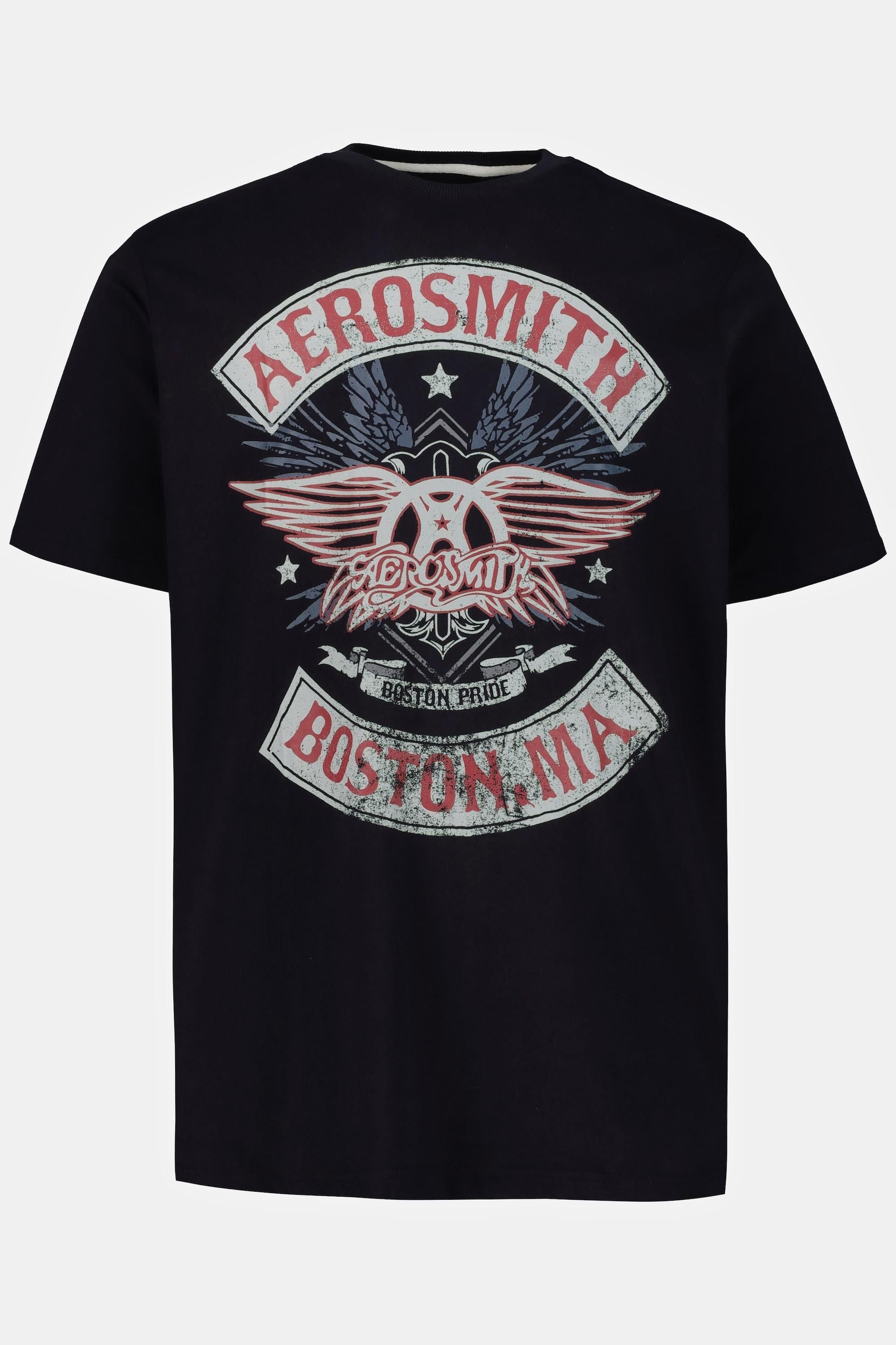 JP1880  T-shirt dedicata alla band Aerosmith con mezze maniche 