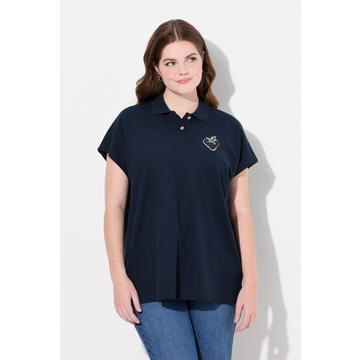 Poloshirt, Stickerei, Polokragen, Halbarm, Biobaumwolle