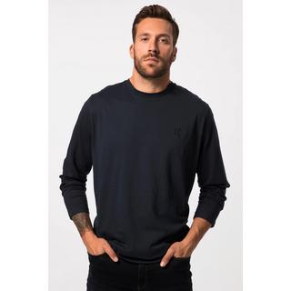 JP1880  Maglia basic con taglio speciale per l'addome, scollo a girocollo e maniche lunghe, fino alla tg. 8XL 