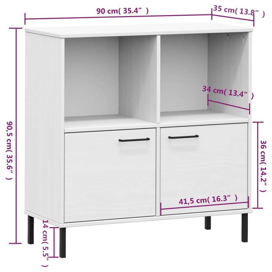 VidaXL Bücherregal holz  