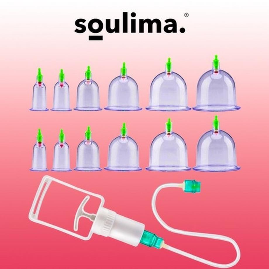 Northix  Chinesisches Schröpfset - 12 Teile 