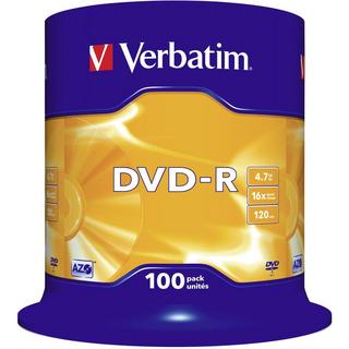 Verbatim  Verbatim DVD-R 4.7 GB 16x 100er Spindel 