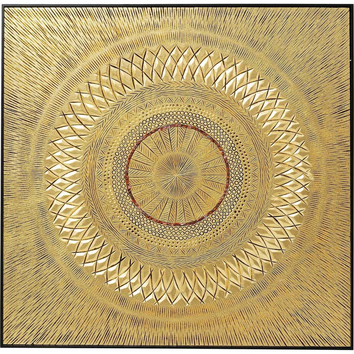 Image of Objektbild Art Geometric Circle gold 120x120 Objektbild Art Geometric Circle gold 120x120