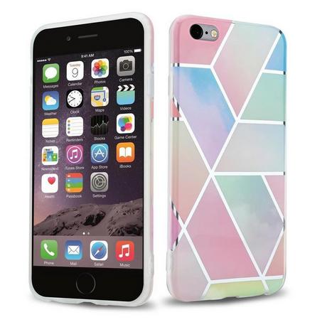 Cadorabo  Housse compatible avec Apple iPhone 6 PLUS / 6S PLUS - Coque de protection en silicone TPU avec motif mosaïque 