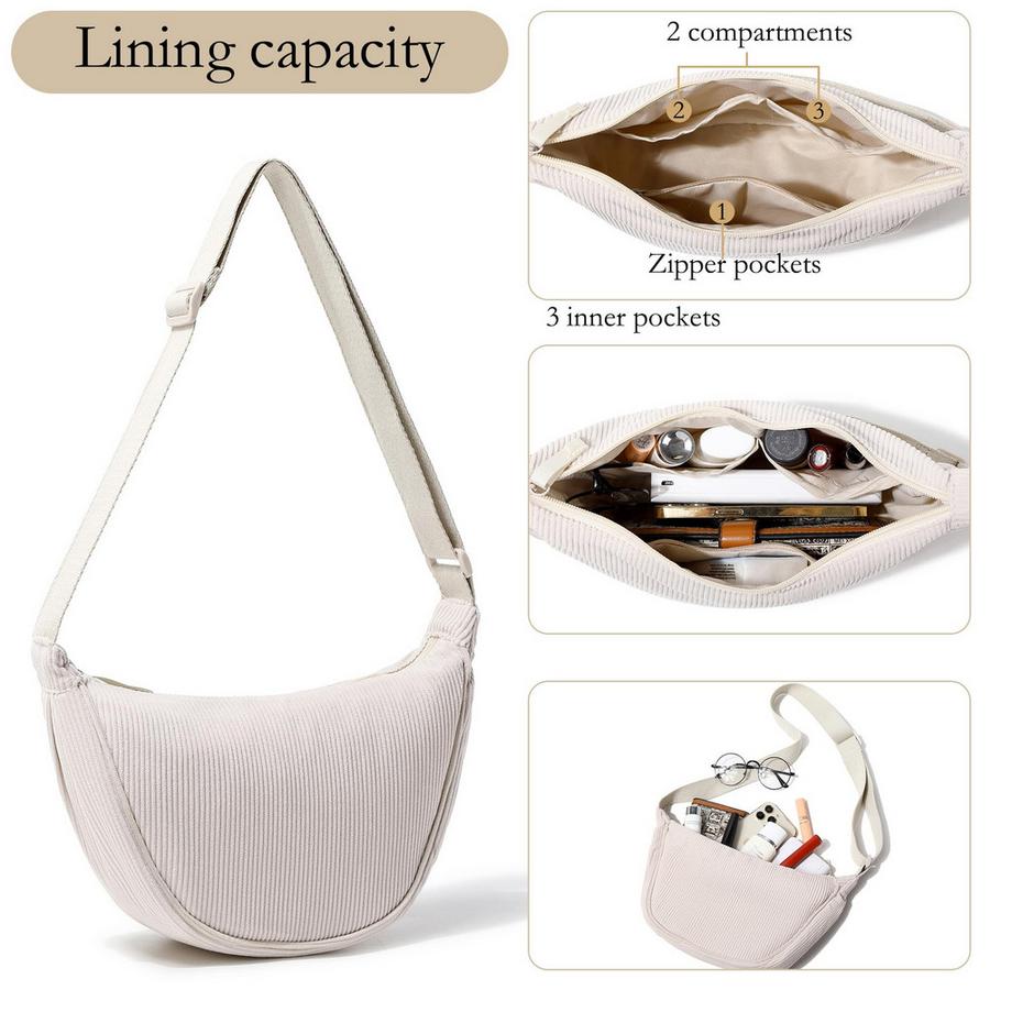 Only-bags.store Sac à Bandoulière et Sac Ceinture à Bretelle Réglable pour Toutes Les Occasions  