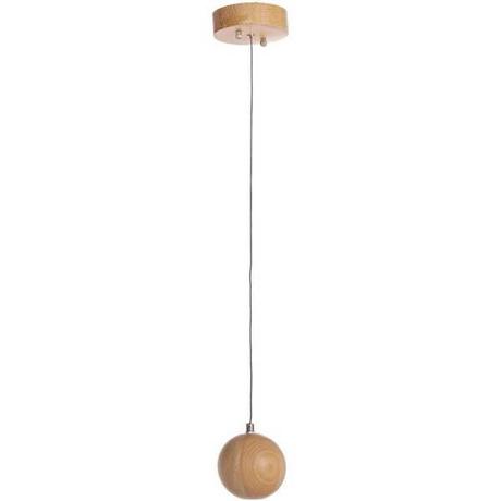 mutoni Lampe à suspension LED Basiglio bois  