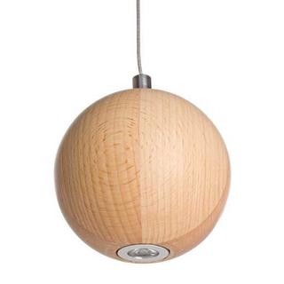 mutoni Lampe à suspension LED Basiglio bois  