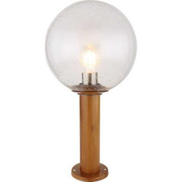 Lampada da esterno Ossy in pressofusione di alluminio effetto legno 1xE27 LED