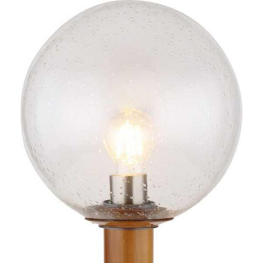 mutoni Aussenleuchte Ossy Aluminium Druckguss holzoptik 1xE27 LED  
