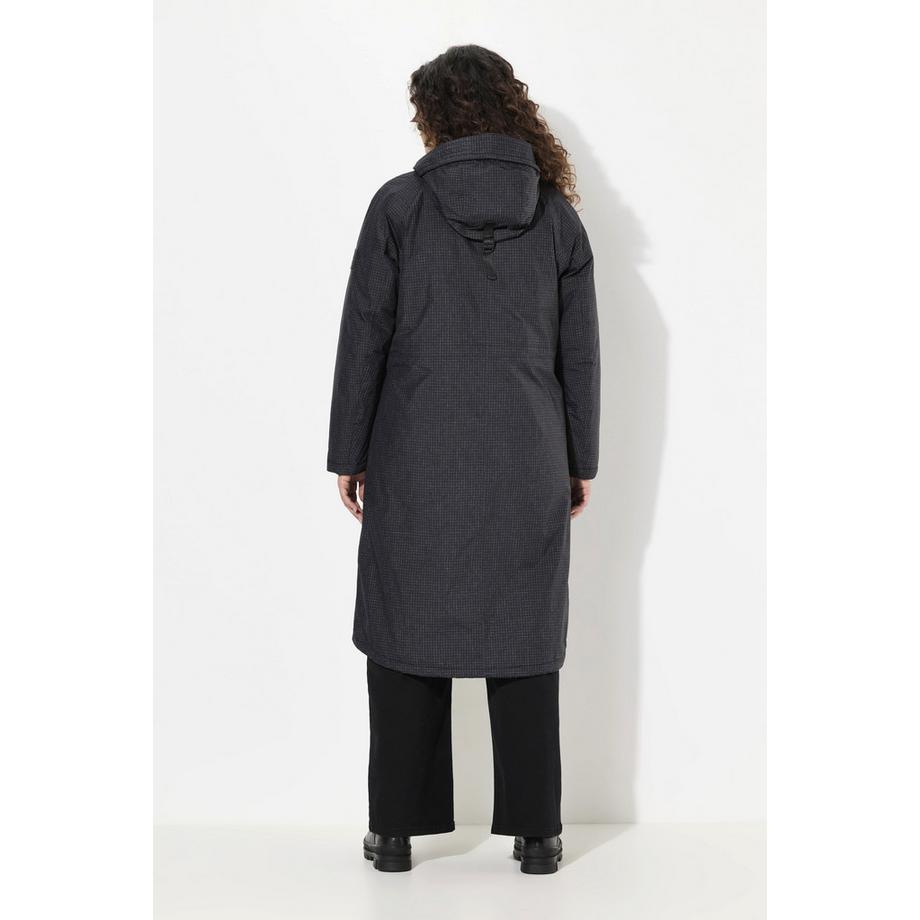 Ulla Popken HYPRAR Funktionsmantel wasserdicht Kapuze recycelt  