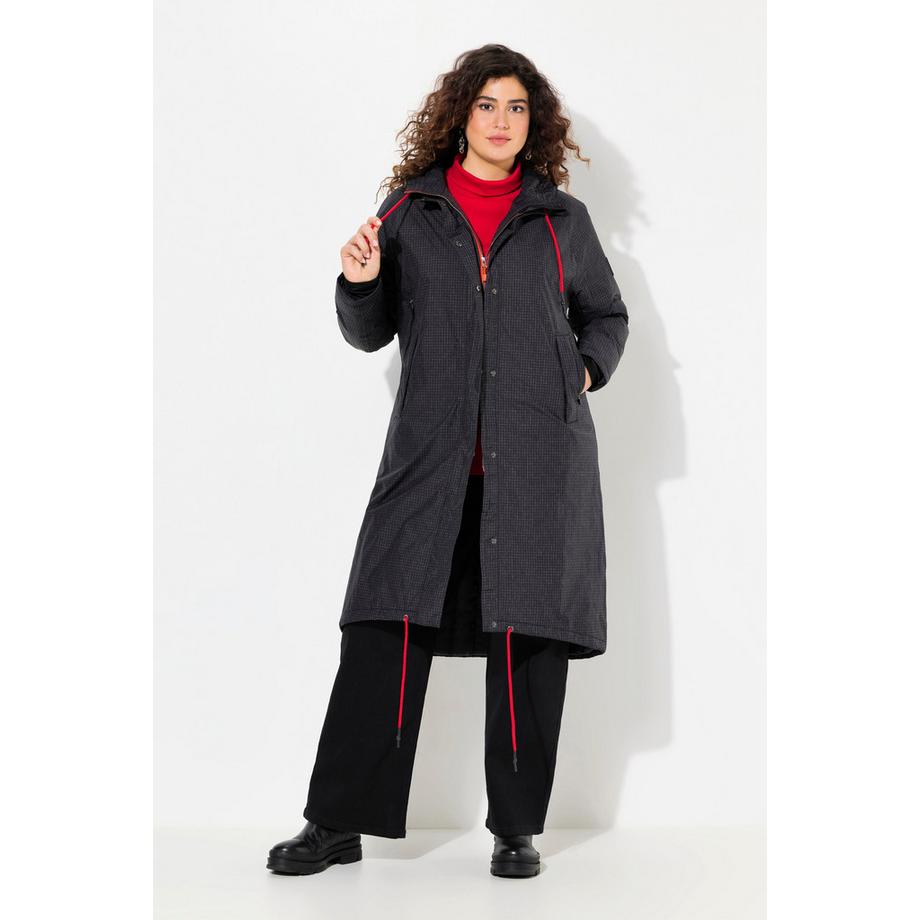 Ulla Popken HYPRAR Funktionsmantel wasserdicht Kapuze recycelt  