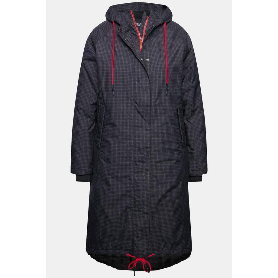 Ulla Popken HYPRAR Funktionsmantel wasserdicht Kapuze recycelt  