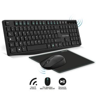 Advance  Clavier AZERTY et souris sans fil  Elite 