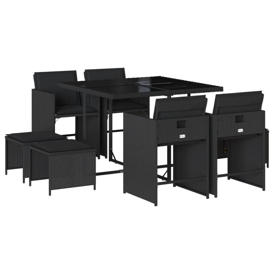Garten essgruppe poly-rattan