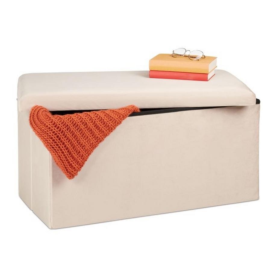 Northix Banc pliant en velours  