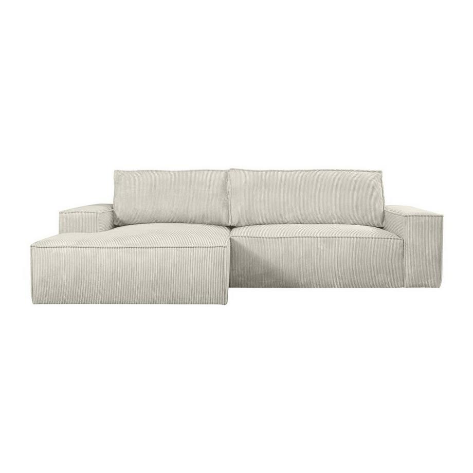 Vente-unique Canapé d'angle conible en velours côtelé AMELIA de PASCAL MORABITO Angle gauche  