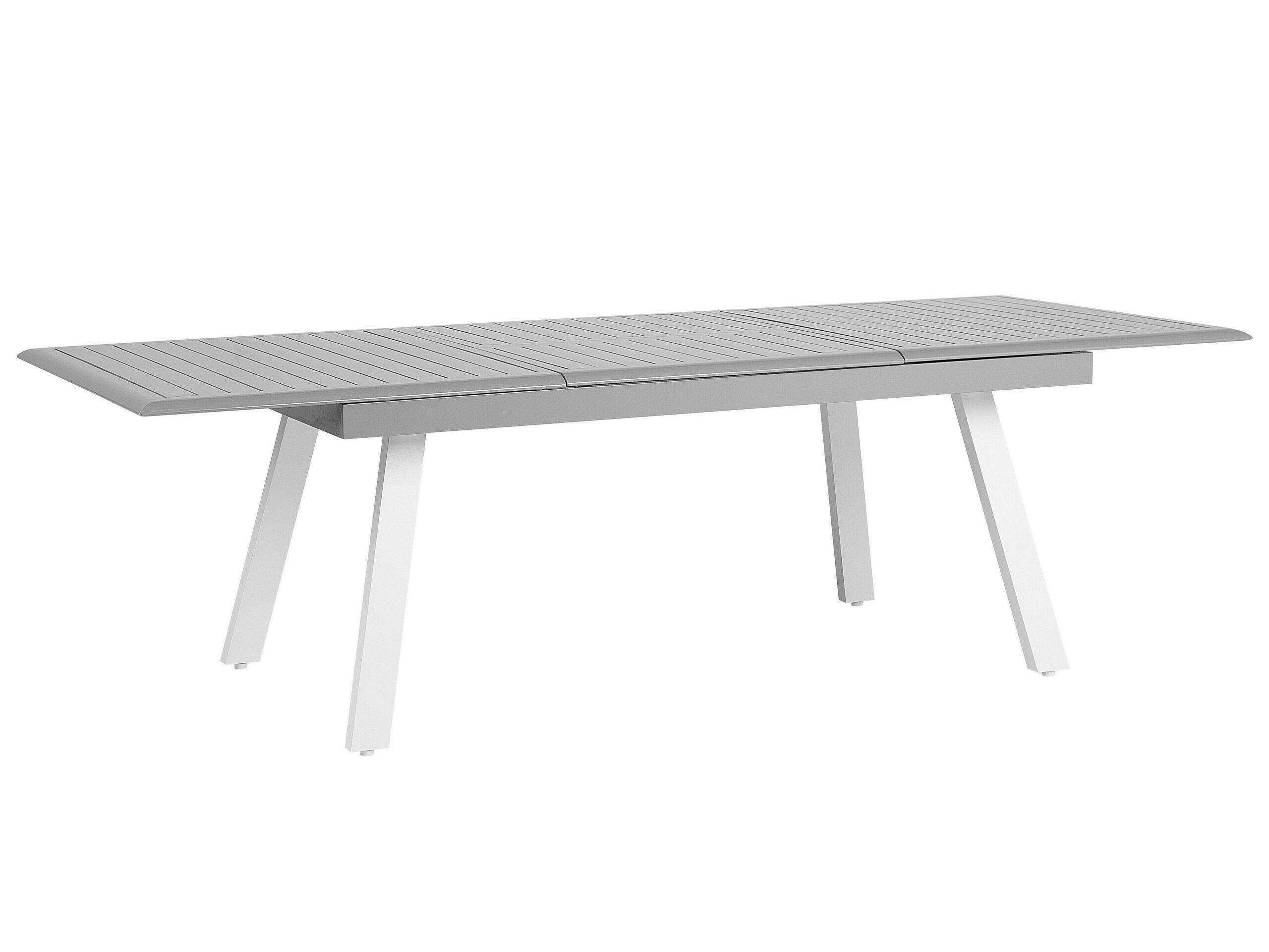 Beliani Table de jardin en Aluminium Moderne PERETA  