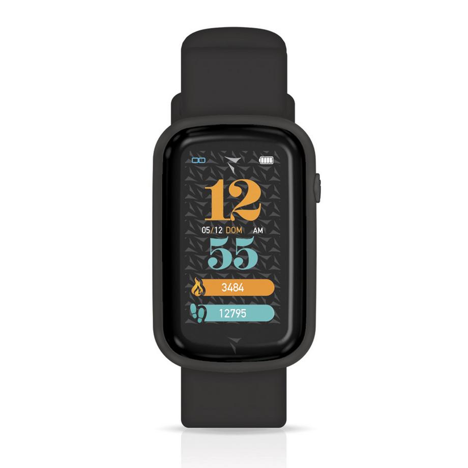 Techmade  Smart Watch STEPS Black 