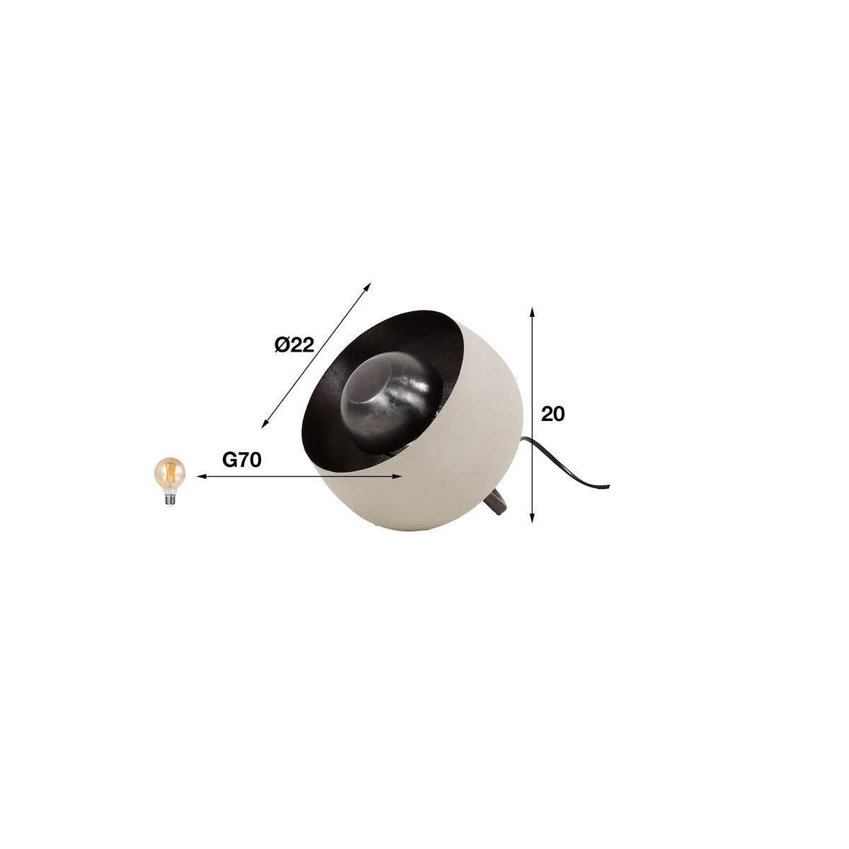 mutoni industrial Tischlampe Basket 22  