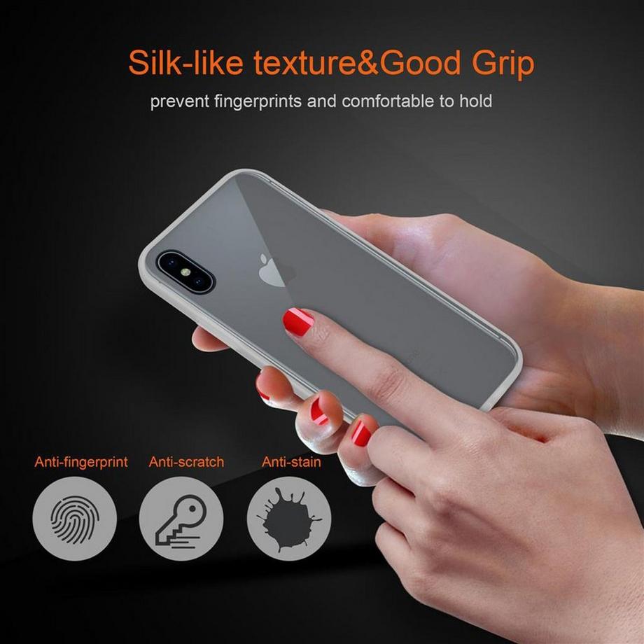 Cadorabo  Hülle für Apple iPhone XS MAX Hybrid mit TPU Silikon Innenseite 