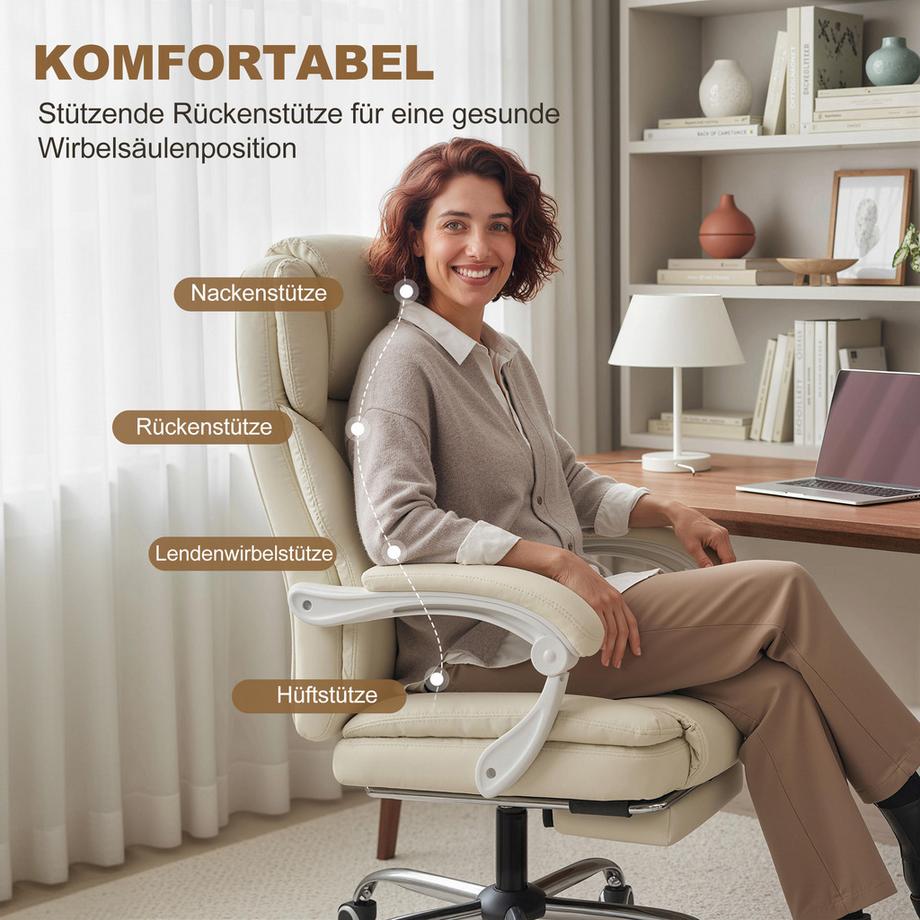 HOMCOM chaise de bureau  