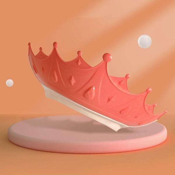 eStore  Pare-baignoire pour enfants, couronne - rose 