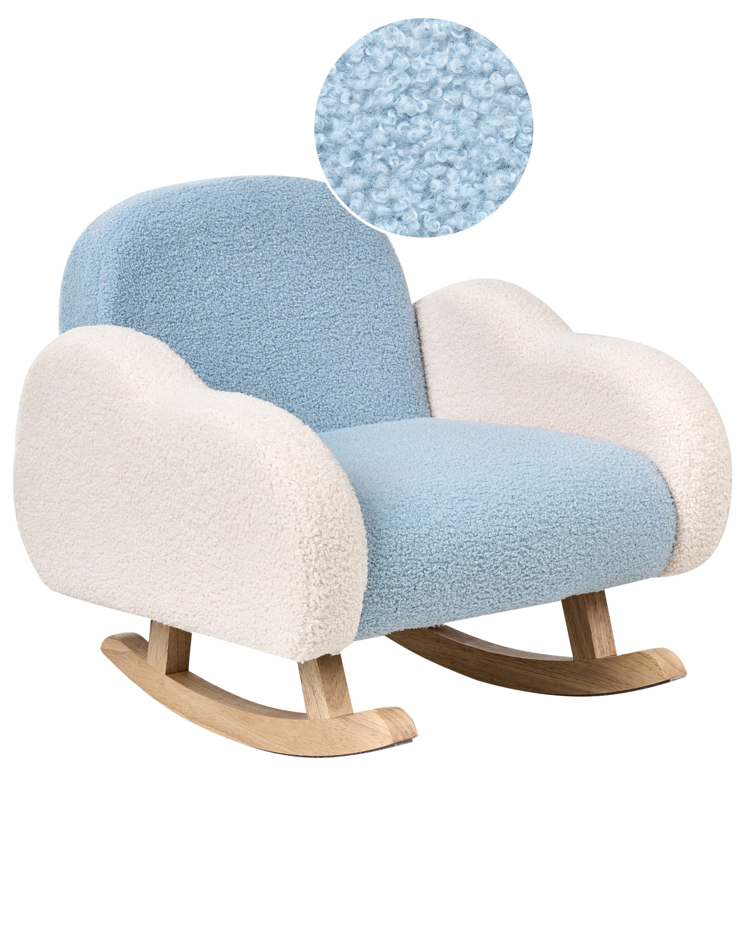 Beliani Chaise à bascule pour enfants en Bouclé Cottage SKARE  
