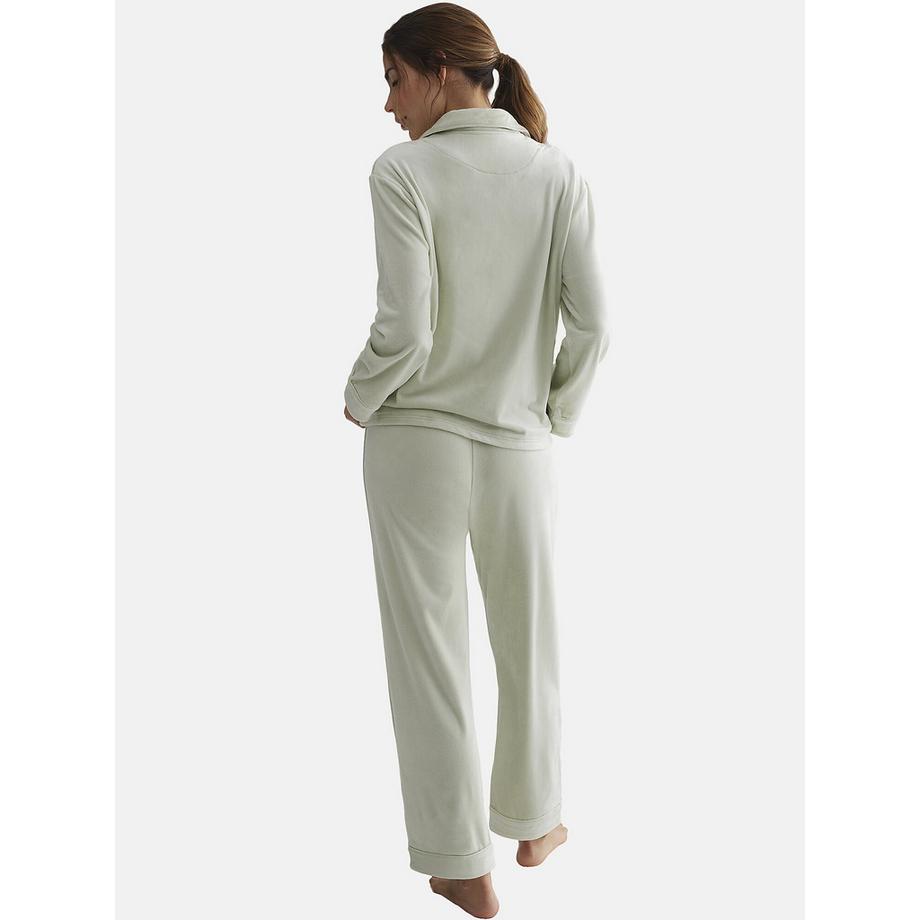 Selmark Pyjama Chemise et Pantalon Polar Soft  