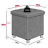 VCM Tissu Coffre de siège Banc Coffre Boîte de rangement Cube Sizos M Tissu Coffre de siège Banc Coffre Boîte de rangement Cube Sizos M  