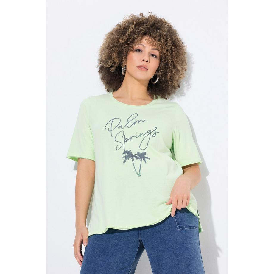 Ulla Popken Palm Springs Classic Rundhals Halbarm T-Shirt  