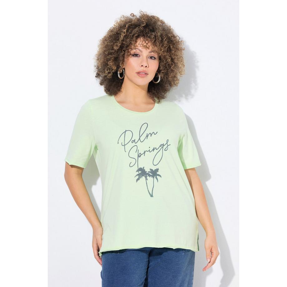 Ulla Popken Palm Springs Classic Rundhals Halbarm T-Shirt  