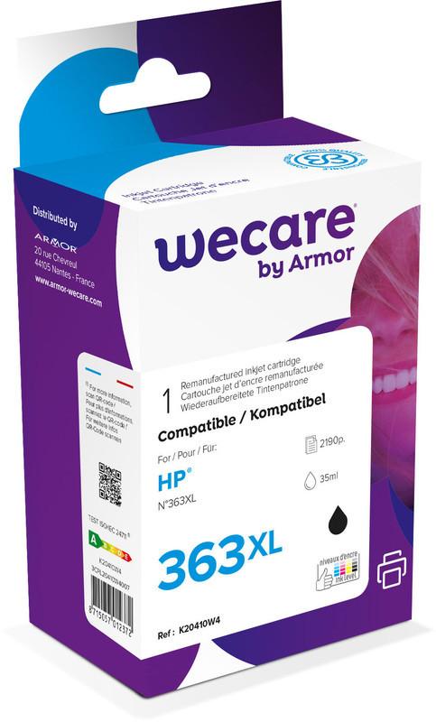 wecare  WECARE Tinte 363 rebuilt schwarz C8721EEWE zu HP PhotoSmart 8250 35ml 