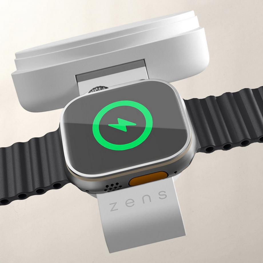 Zens  Chargeur de Voyage MagSafe Zens Blanc 