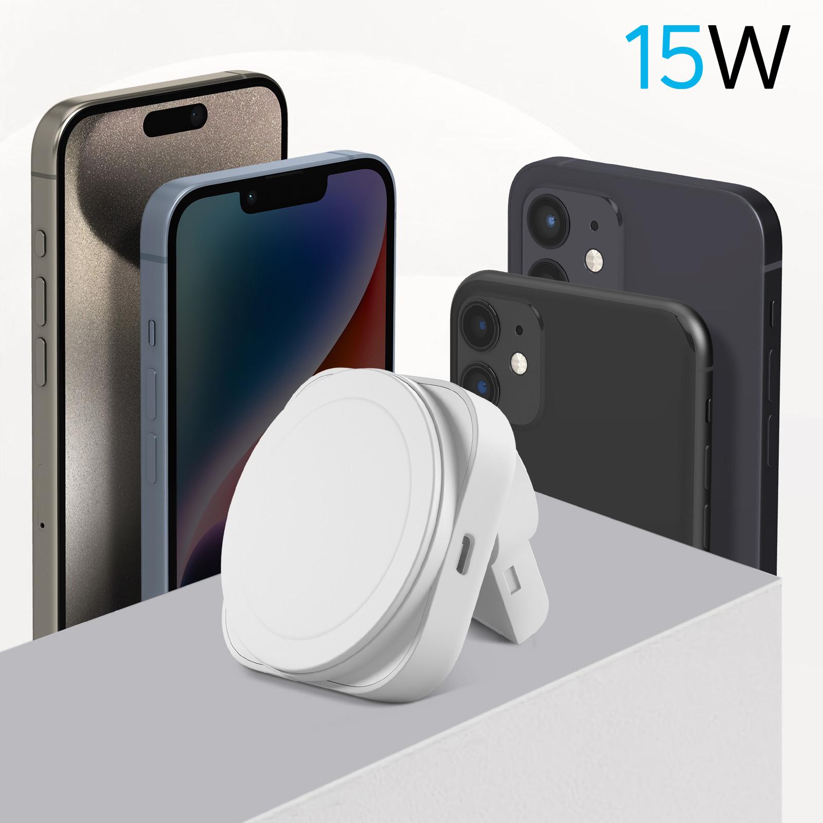 Zens  Caricatore viaggio MagSafe Zens bianco 