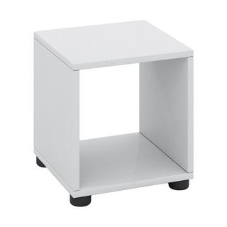 VCM Holz Würfel Badezimmer | Badregal | Maße: H. 34 x B. 31 x T. 30 cm | Sitzhocker - Benos-1 Fach  