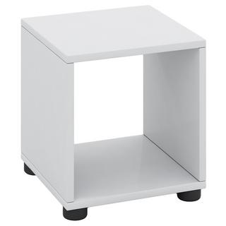 VCM Holz Würfel Badezimmer | Badregal | Maße: H. 34 x B. 31 x T. 30 cm | Sitzhocker - Benos-1 Fach  